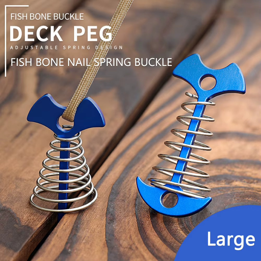 Adjustable Spring Fishbone Anchor