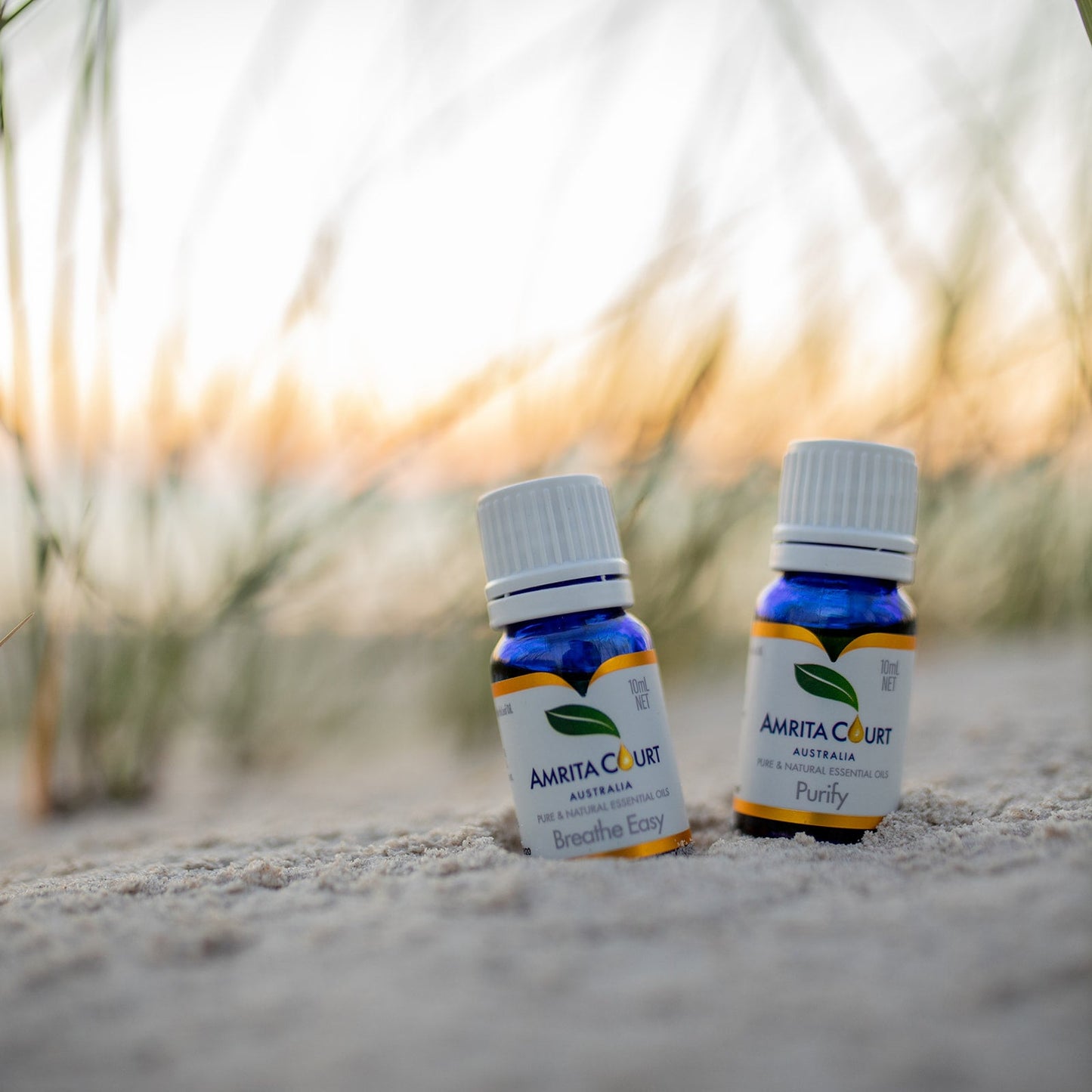 No Germ Duo Essential Oils | Purify+Breathe Easy | Sanitise Air+Decongest Breathing Channel