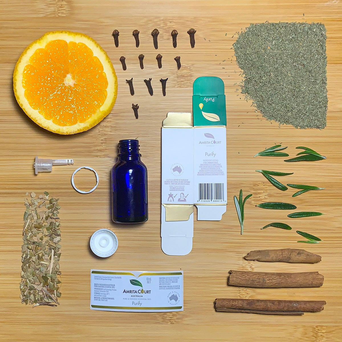 No Germ Duo Essential Oils | Purify+Breathe Easy | Sanitise Air+Decongest Breathing Channel